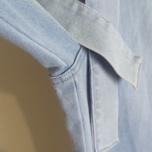 90's Retro Utility Vibe Denim Jumpsuit Women's Size Large - Picture 6 of 11